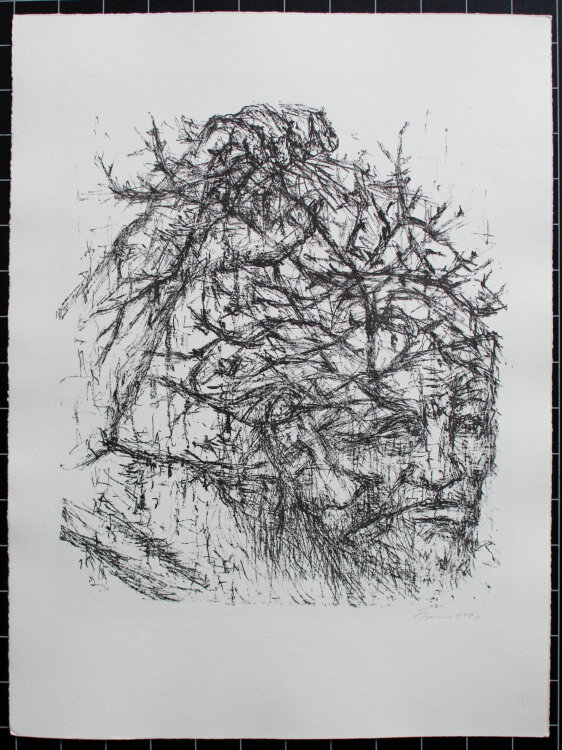 Fritz Cremer - Sechs Lithografien zu Alexander Bloks Poem Die Zwölf" - 1981 - Lithografie"