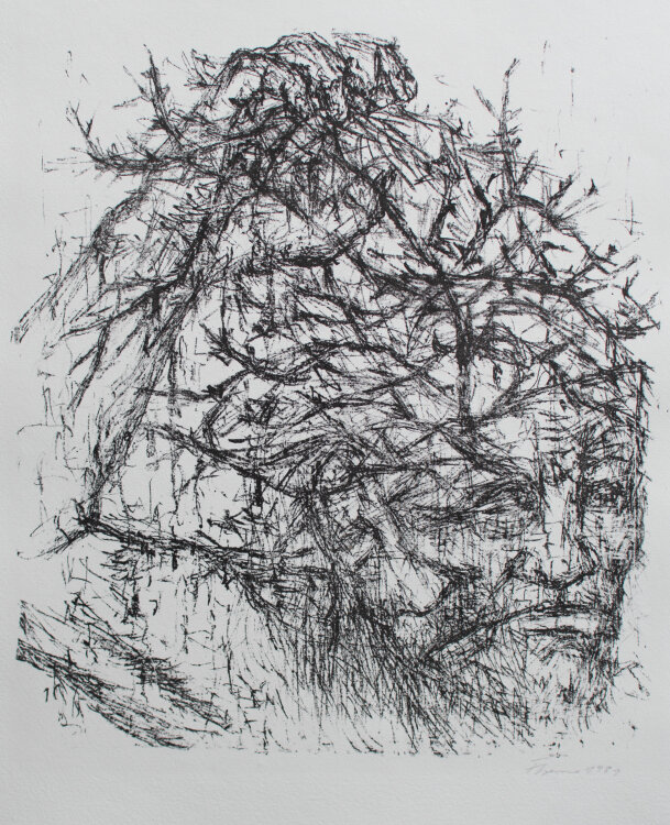 Fritz Cremer - Sechs Lithografien zu Alexander Bloks Poem Die Zwölf" - 1981 - Lithografie"