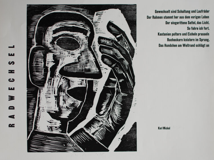 Nuria Quevedo - Radwechsel - 1995 - Einblattdruck