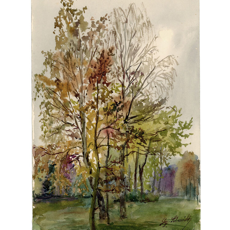 Georg Schmidt - Park - 1904 - Aquarell