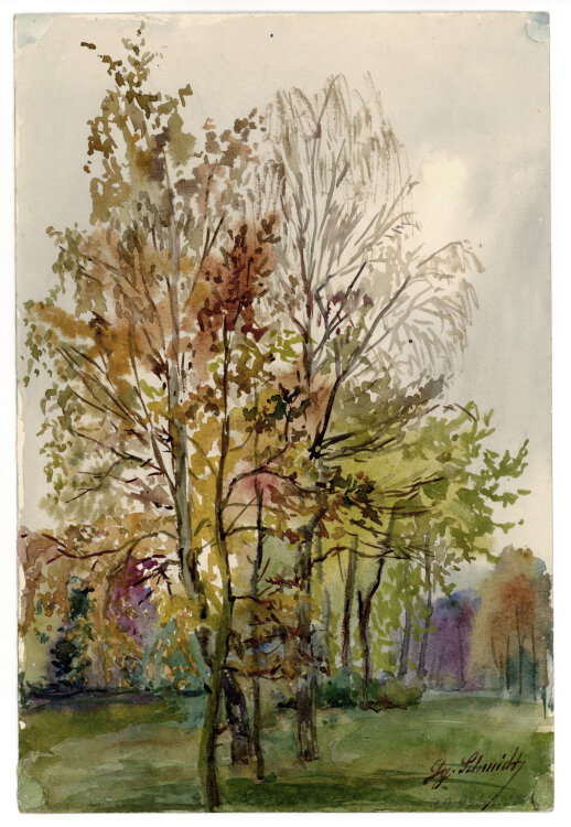 Georg Schmidt - Park - 1904 - Aquarell