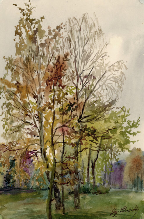Georg Schmidt - Park - 1904 - Aquarell