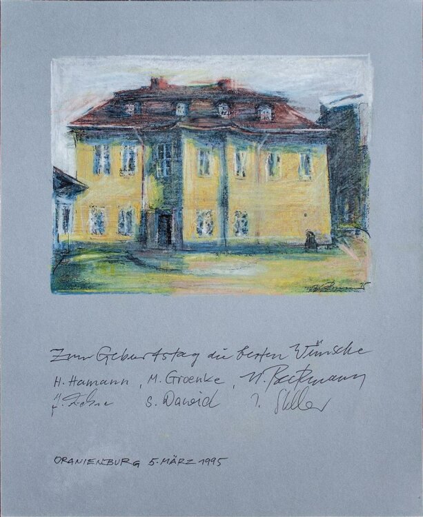 Uwe Beckmann - Oranienburg (Brandenburg) - Buntstiftzeichnung - 1995