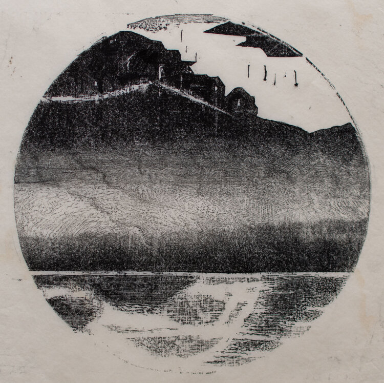 Hertha Peschke-Scholz - Rondo III - 1980 - Holzschnitt