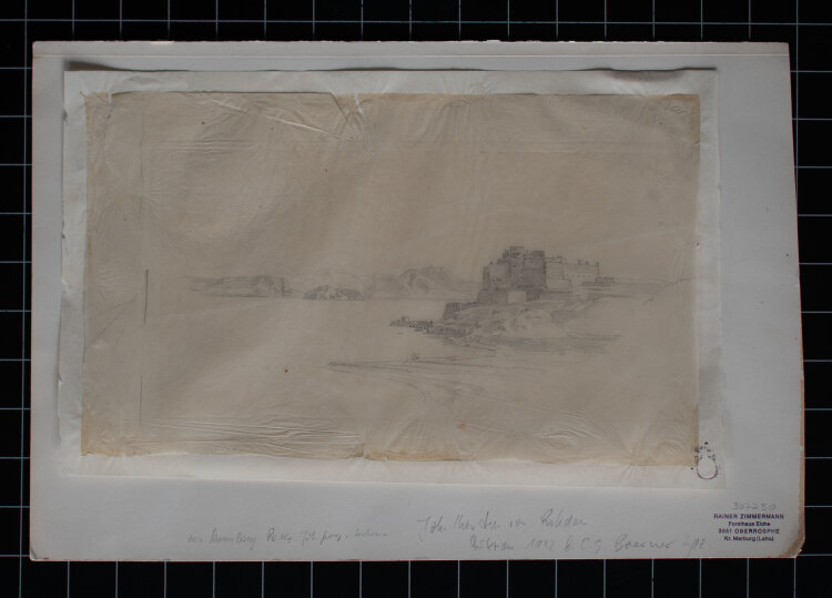 Johann Martin von Rohden - Burgfestung - o.J. - Bleistift