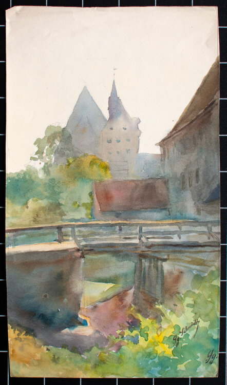 Georg Schmidt - Burgansicht - o.J. - Aquarell