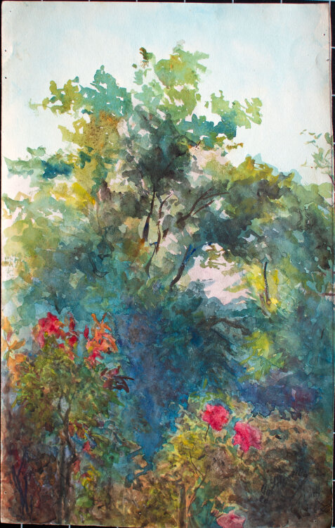 Georg Schmidt - Rosengarten - o.J. - Aquarell