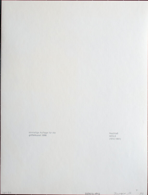 WOLS - Skulpturenakten - 1938/1996 - Fotografie