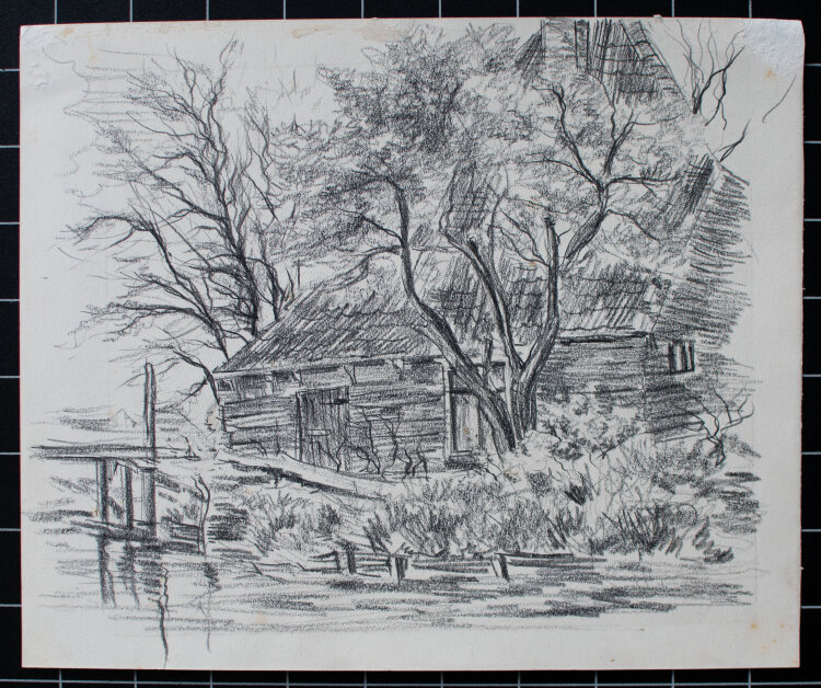 Jobst H. Frese - Haus am See - o.J. - Bleistift