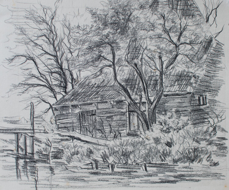 Jobst H. Frese - Haus am See - o.J. - Bleistift