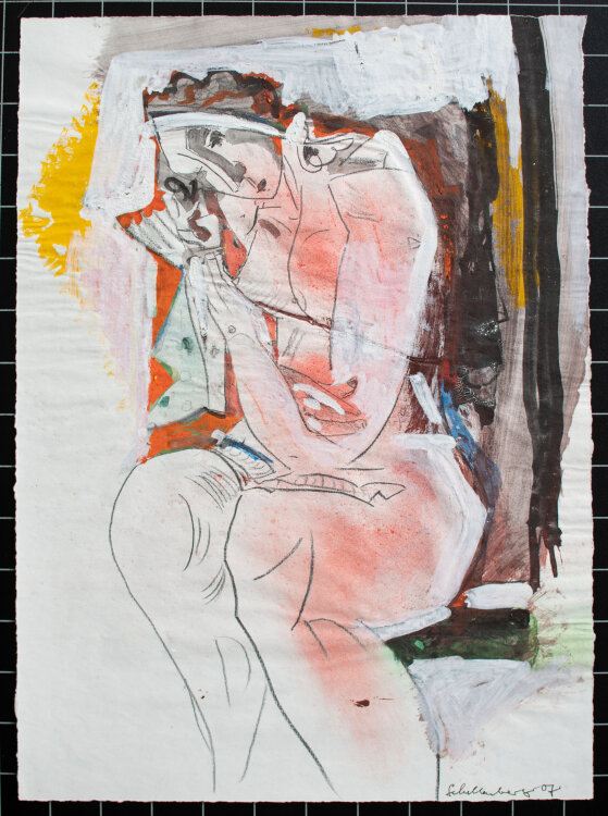 Werner Schellenberg - Frauenakt - 2007 - Gouache