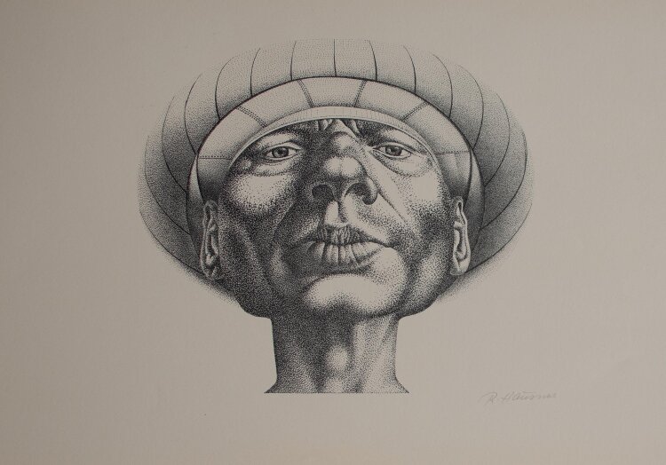 Rudolf Hausner - Adam - o.J. - Lithografie