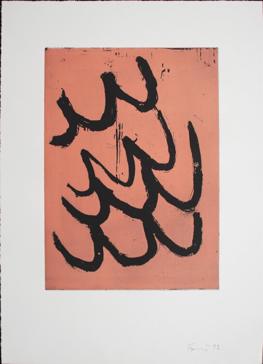 Günther Förg - ohne Titel - 1992 - Farbradierung