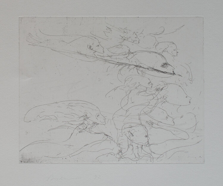 Jürgen Bordanowicz - Licht und Wind - 1982 - Radierung