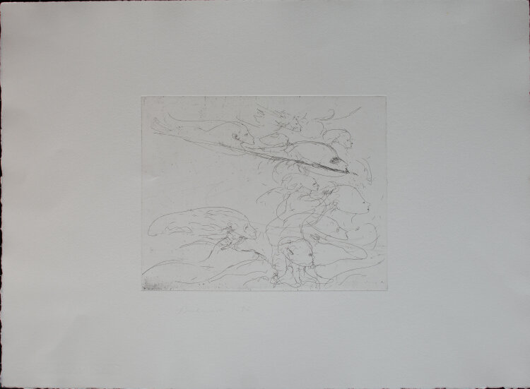 Jürgen Bordanowicz - Licht und Wind - 1982 - Radierung
