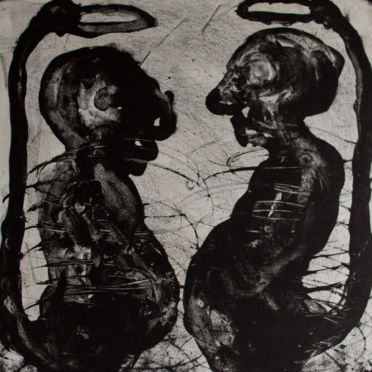 Siegfried Kaden - Heilige - 1989 - Lithografie