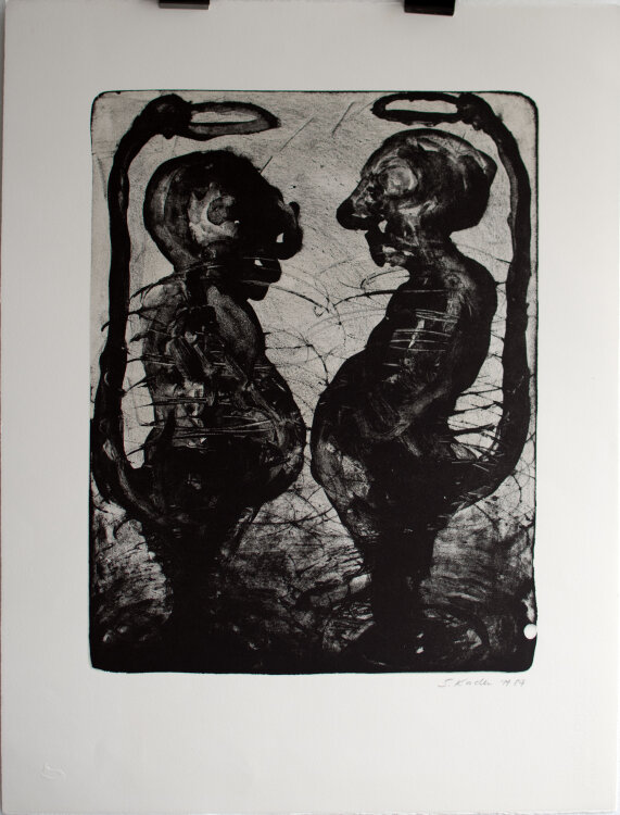 Siegfried Kaden - Heilige - 1989 - Lithografie