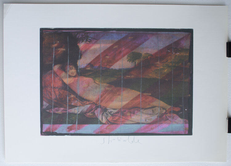 Strawalde - Aus der Serie: Schlummernde Venus - 1997 - Farboffsetdruck