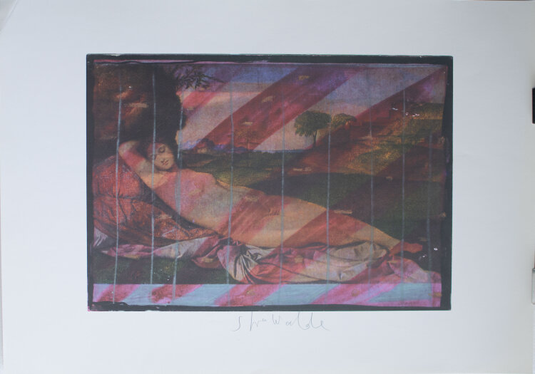 Strawalde - Aus der Serie: Schlummernde Venus - 1997 - Farboffsetdruck