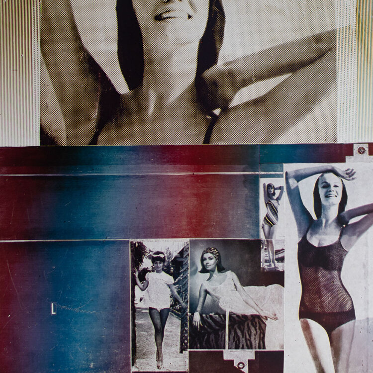 K.P. Brehmer - Klischeedruck, Frauenbildnis - 1965 -...