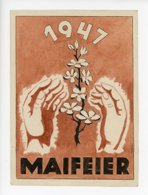 unbekannt - Maifeier 1947 - 1947 - Aquarell