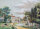 F. W. Erbe - Schloß mit Park - 1900 - Aquarell
