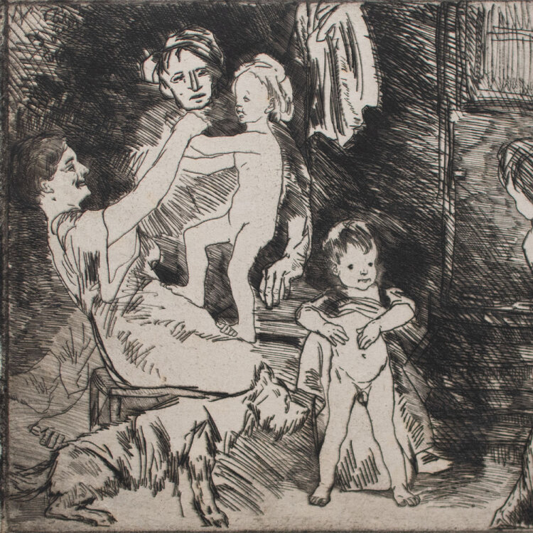 Bernard Naudin - A Madame Reichert - o.J. - Radierung