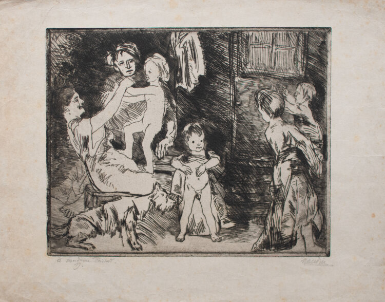 Bernard Naudin - A Madame Reichert - o.J. - Radierung