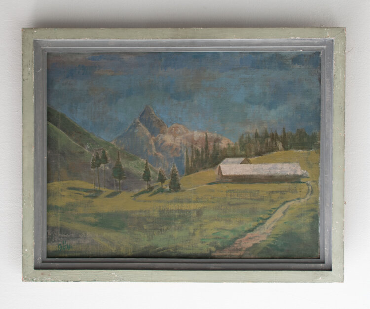 Hans Gött - Schwarzentenn Alm - 1936 - Öl auf Leinwand