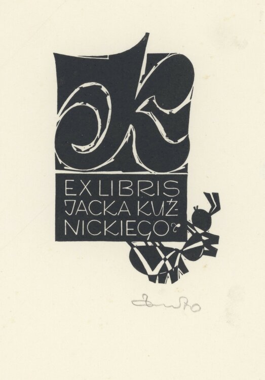 Zbigniew Dolatowski - Ex Libris Jacka Kuz Nickiego - 1970...
