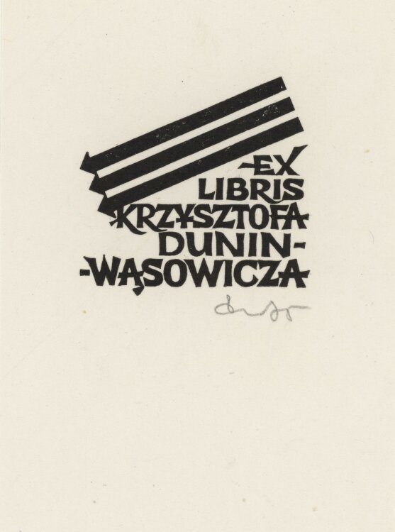 Zbigniew Dolatowski - Ex Libris Krzysztofa Duninwasowicza...