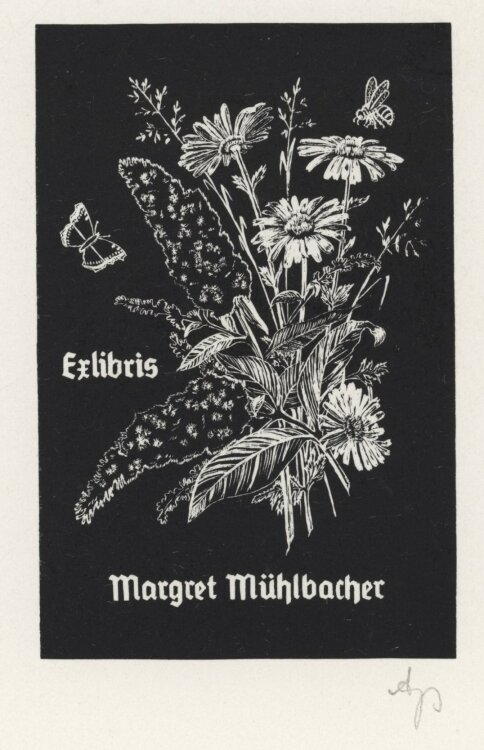 Alma Petz - Ex Libris Margret Mühlbacher - o.J. -...