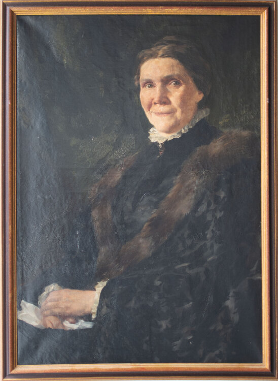 unbekannt - Frauenporträt - o.J. - Öl auf Leinwand