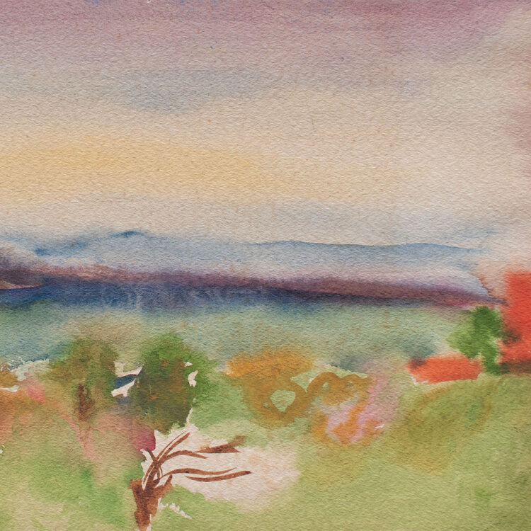 Maria von Eichel? - Abstrakte Landschaft - o.J. - Aquarell
