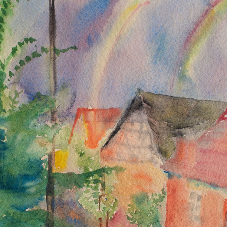 Maria von Eichel - Häuser mit Regenbogen - o.J. -...