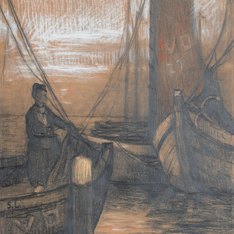 Sigurd Lilloe - Segelschiffe - o.J. - Bleistift
