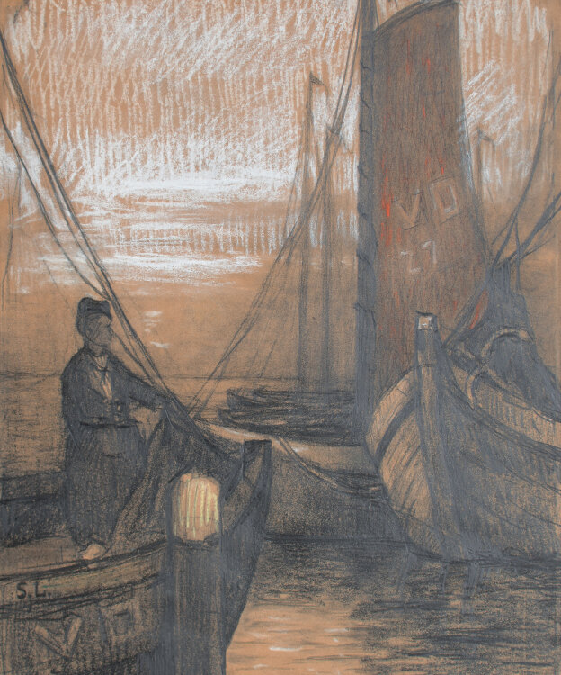 Sigurd Lilloe - Segelschiffe - o.J. - Bleistift