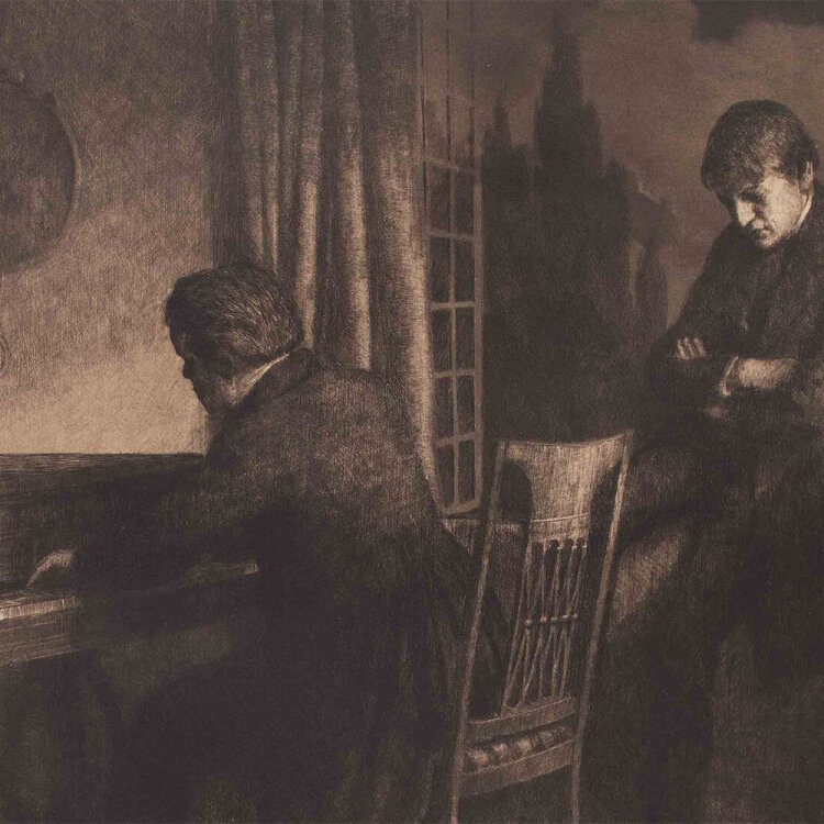 Franz Hecker - Sonate - 1909 - Radierung