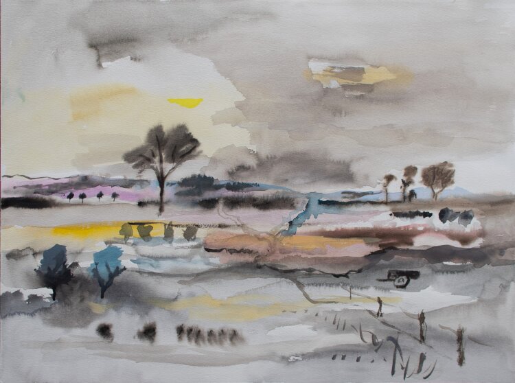 Ursula von Seemen - Landschaft - o.J. - Aquarell