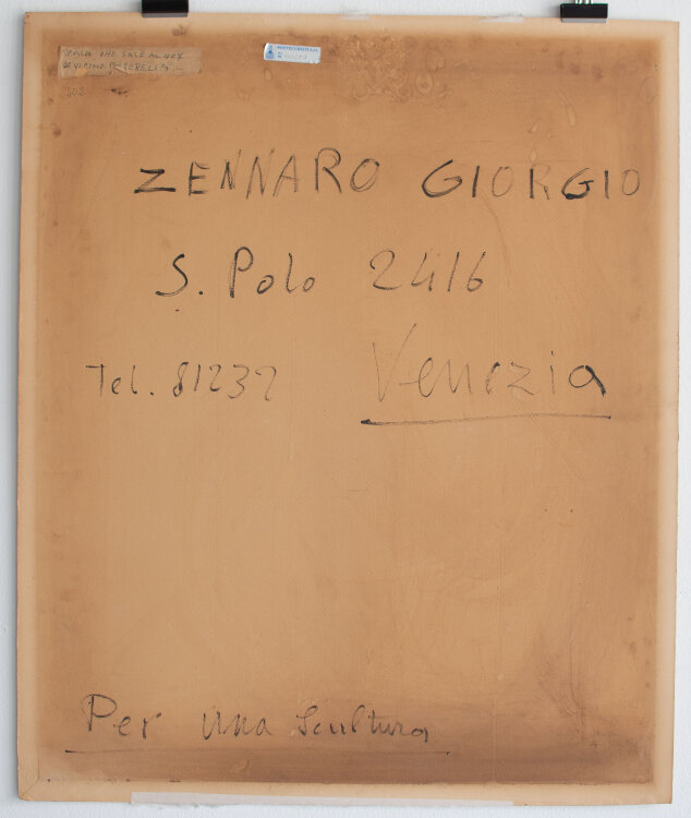 Giorgio Zennaro - Per una Scultura - 1957 - Aquarell