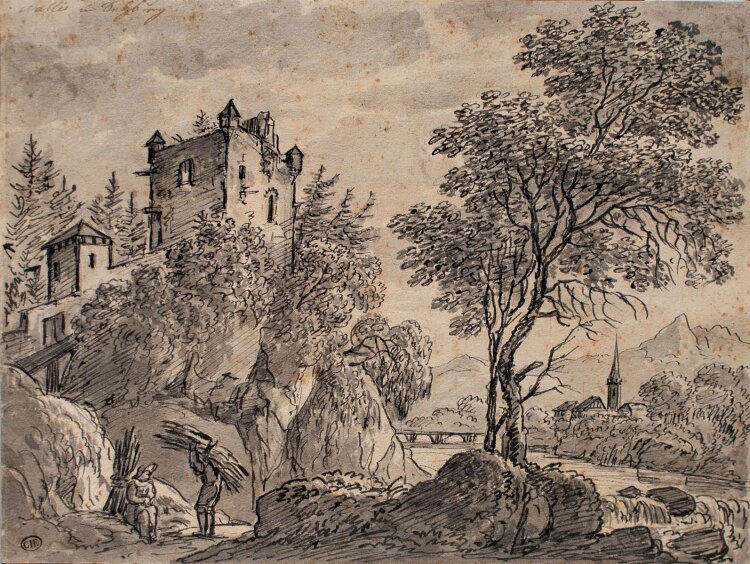 Louis Wallée - Salzburg - o.J. - Tusche