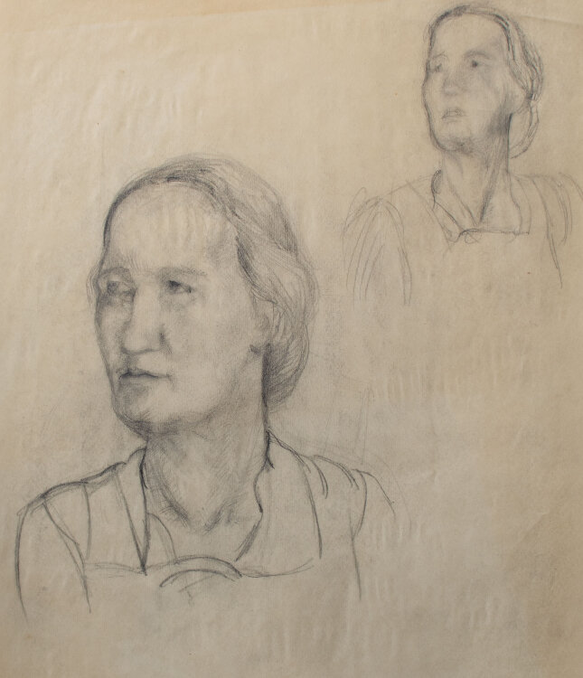Maria von Eichel - Frauenporträt - o.J. - Bleistift