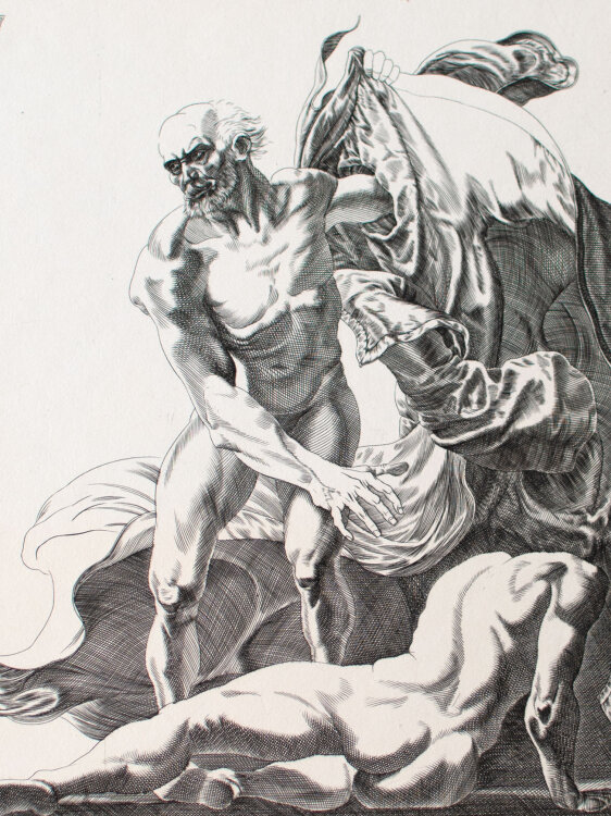 Jürgen Czaschka - King Lear - 1987 - Kupferstich