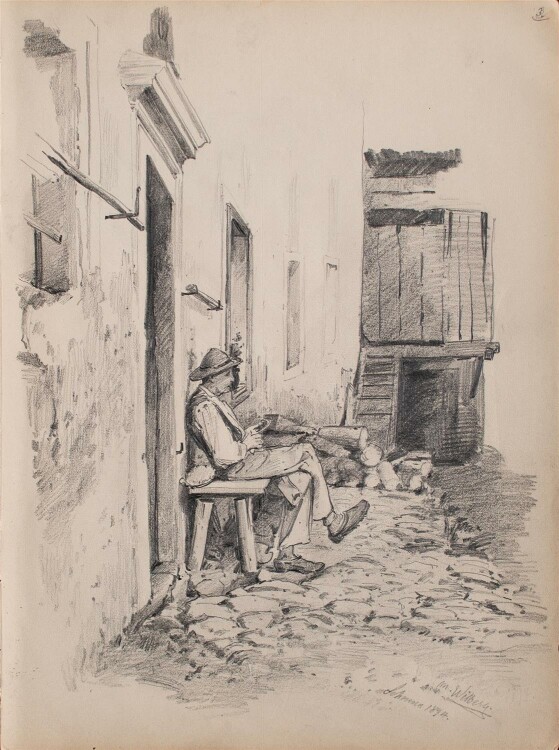 Martin Wilberg - Selzen - 1894 - Bleistiftzeichnung