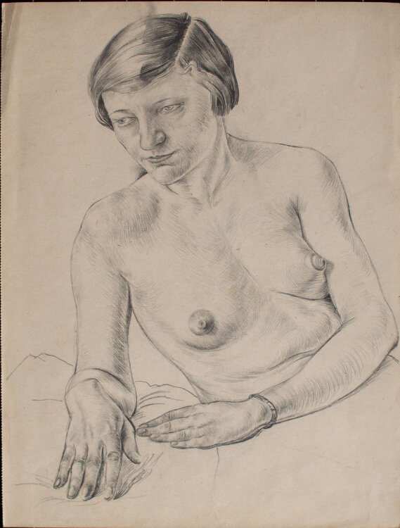 Willi Hertlein - Weiblicher Akt - o.J. - Bleistift