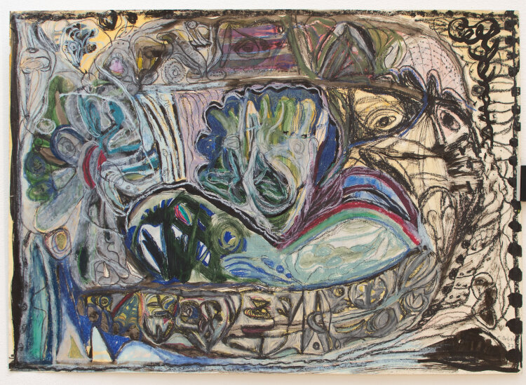 Erika Dobslaff - ohne Titel - 1977 - Mischtechnik auf Papier