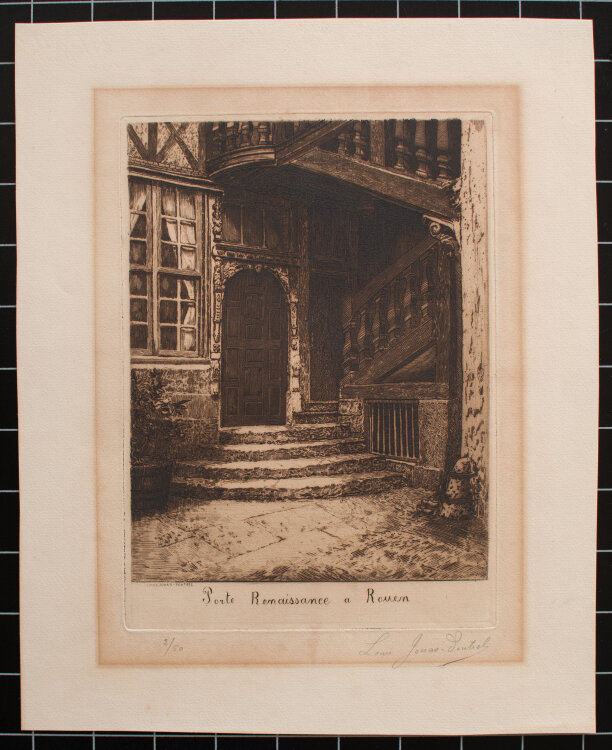 Louis Jouas-Poutrel - Porte Renaissance a Rouen - o.J. -...