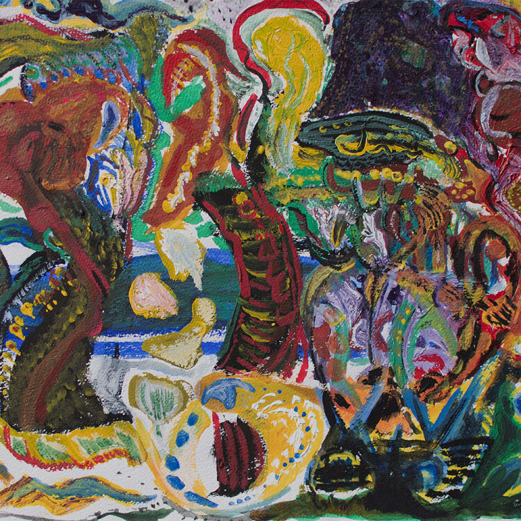 Erika Dobslaff - ohne Titel - 1992 - Mischtechnik auf Papier