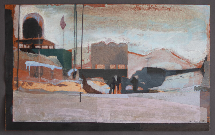 Christiane Wachter - Station II - 2008 - Collage, Mischtechnik auf Karton