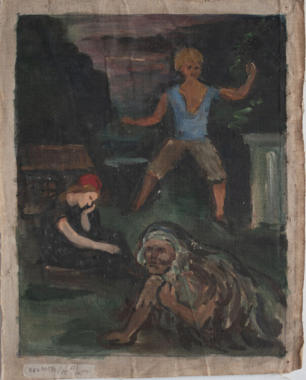 Erich Krantz - Vorstudie - o.J. - Öl auf Leinwand